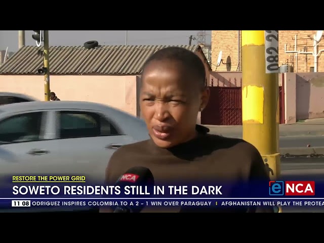 ⁣Soweto residents still in the dark