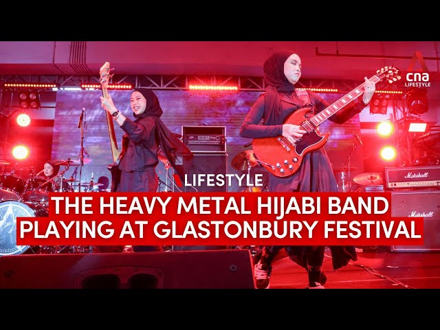 ⁣Heavy metal hijabi band Voice Of Baceprot on playing at Glastonbury Festival