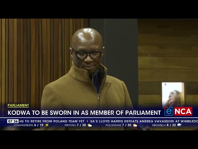 Kodwa to be sworn in as Member of parliament