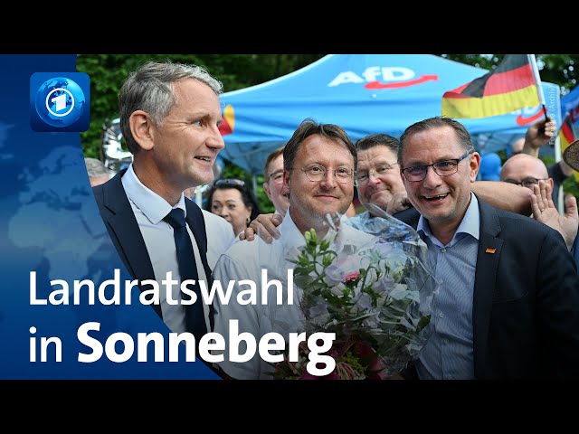⁣Sonneberg: Ein Jahr nach der Wahl von AfD-Politiker Sesselmann zum Landrat