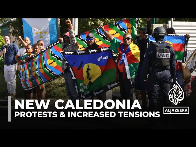 ⁣Unrest erupts again in New Caledonia after activists sent to mainland France