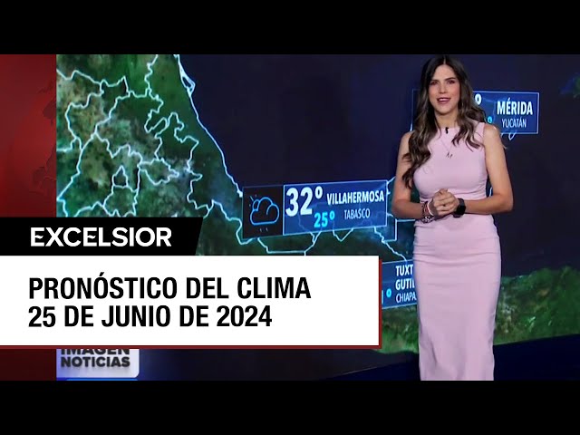 Clima para hoy 25 de junio de 2024