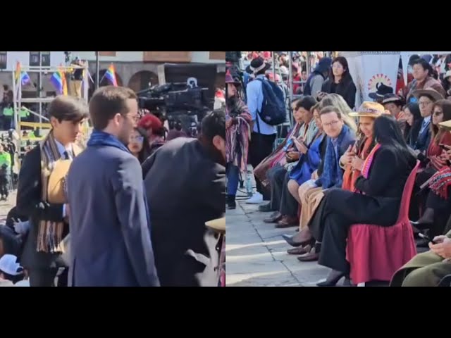 ⁣Cusco: Congresista Cavero fue abucheado durante fiesta del Inti Raymi