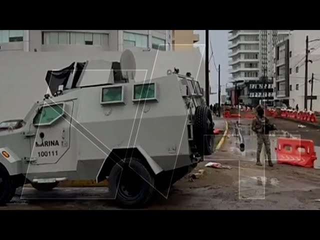 ⁣Intensa movilización por cateo en edificio en boca del Río, Veracruz - Expreso de la Mañana