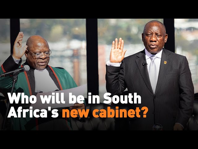 ⁣Who will be in South Africa's new cabinet?