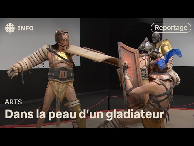 ⁣Devenir gladiateur au Musée de la civilisation