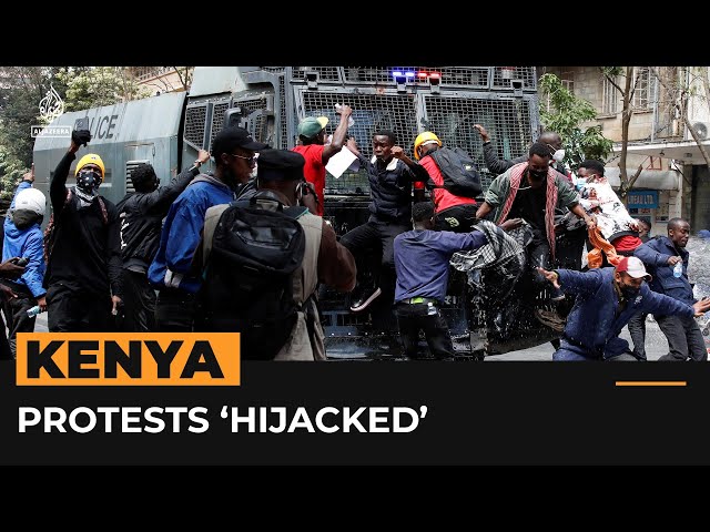 Kenya’s Ruto says anti-tax protests “highjacked by organised criminals” | #AJshorts