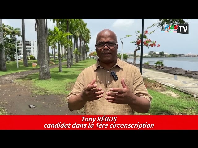 ⁣Tony REBUS candidat dans la 1ère circonscription