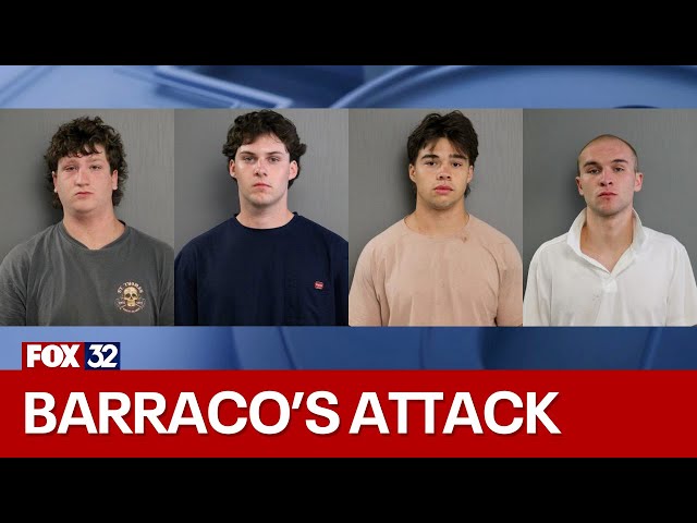 ⁣4 men charged in attack on Barraco's Pizza employees