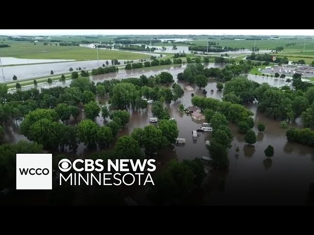 ⁣WCCO covers historic flooding across Minnesota, Iowa