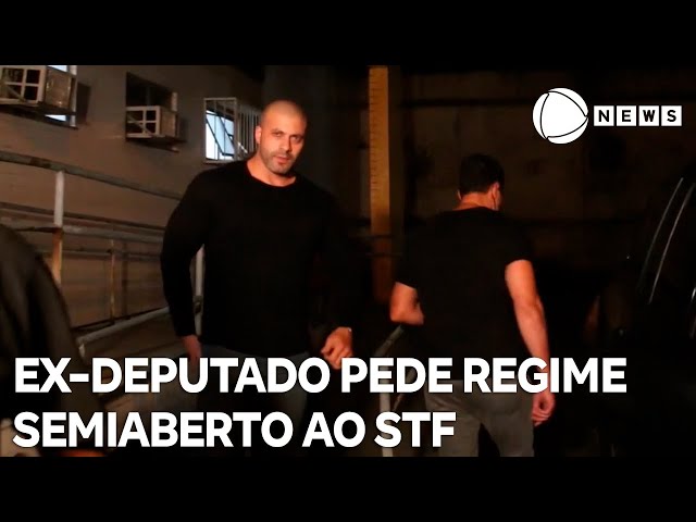 ⁣Daniel Silveira pede a Moraes progressão de prisão para regime semiaberto