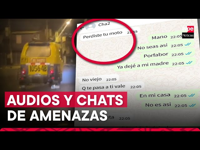 Audios de 'Los Misioneros del Mal' que amenazaban a mototaxistas para apodersarse de parad