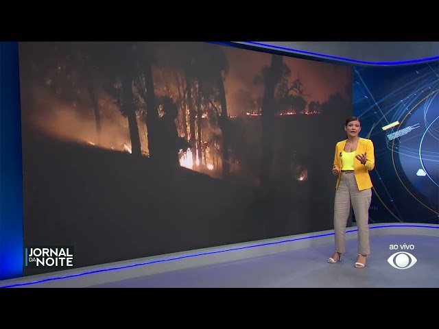 ⁣Força-tarefa enfrenta incêndios no Pantanal