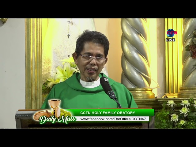 26 JUNE 2024  - HOMILY by Rev.  Fr.  Jose Adonis Aquino