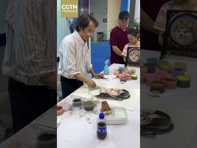 ⁣Patrimoine culturel immatériel de Chongqing : des compétences étonnantes de peinture de sable