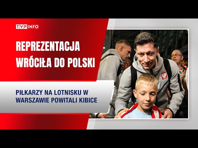 Reprezentacja wróciła do Polski. Czekali na nią kibice | EURO 2024