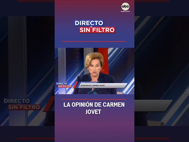 ⁣Directo y Sin Filtro: La opinión de Carmen Jovet