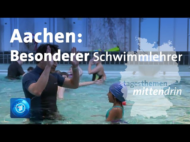 ⁣Aachen: Schwimmlehrer mit besonderer Geschichte | tagesthemen mittendrin