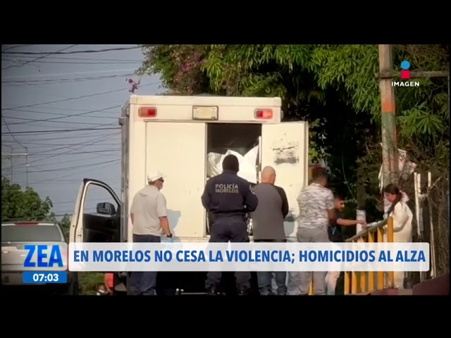 ⁣La violencia alcanza niveles máximos en Morelos