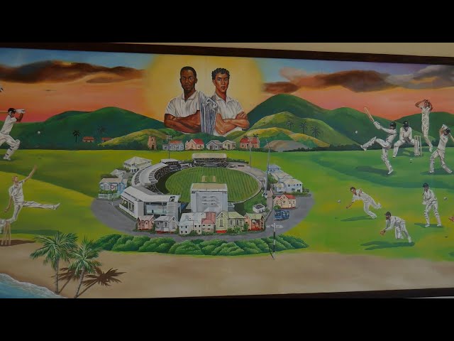 ⁣Hilton adding more colour to cricket mural