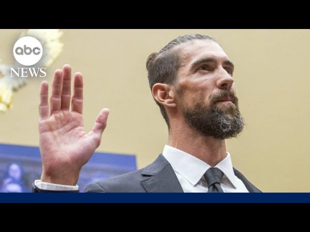 ⁣Michael Phelps testifies on doping