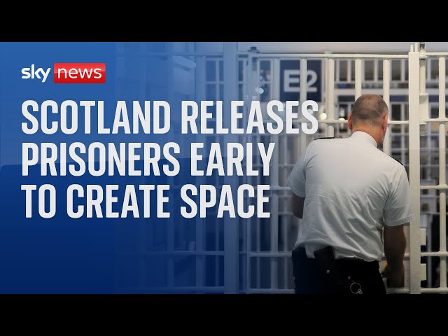 ⁣Scotland releases prisoners early to relieve packed jails
