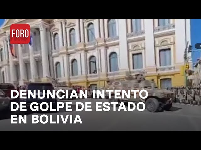 ⁣Presidente de Bolivia denuncia movimientos del ejército; Evo Morales advierte golpe de estado