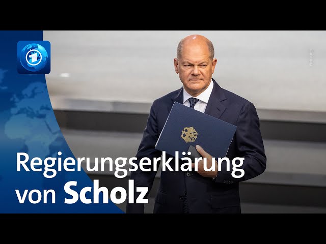 ⁣Bundeskanzler Scholz räumt Vertrauenskrise ein