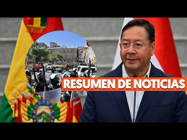⁣Intento de golpe de Estado en Bolivia: presidente denunció al Ejército | Noticias 26 junio