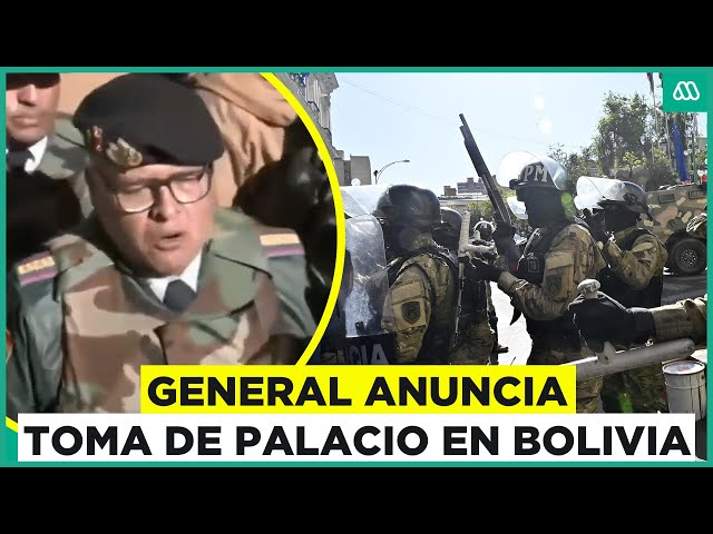 Crisis en Bolivia: General Zúñiga anuncia intención de toma de palacio de Gobierno