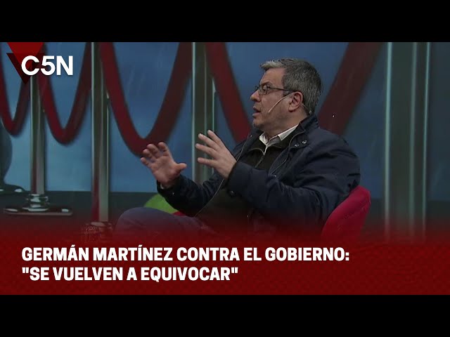 ⁣Germán Martínez en MINUTO UNO: "Se VUELVEN a EQUIVOCAR"