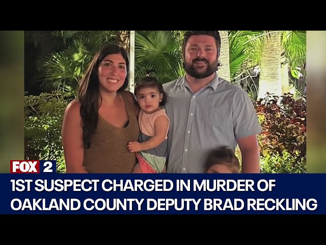 ⁣1st suspect charged in murder of Oakland County deputy