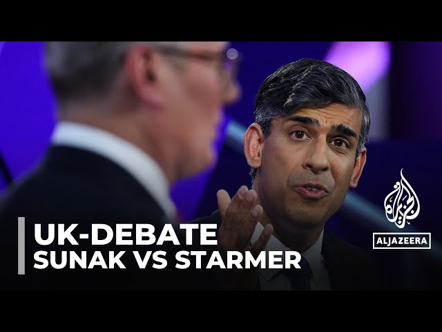 Sunak faces Starmer in final debate