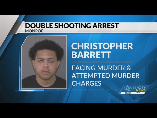 ⁣Man arrested after teen killed, another injured in double shooting in Monroe