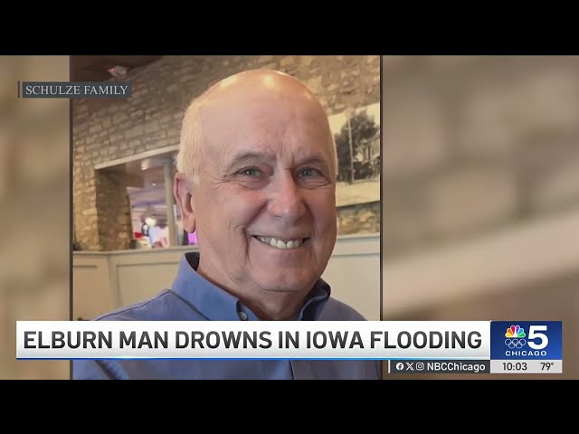 ⁣Man dies after RAGING Iowa floodwaters swept his truck away