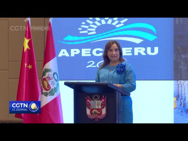 ⁣La présidente péruvienne Dina Boluarte en visite d'État en Chine du 25 au 29 juin