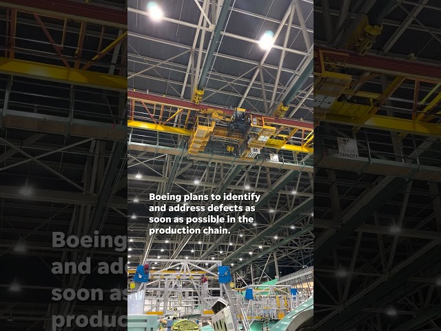 ⁣Boeing offers behind the scenes look at safety updates #Shorts