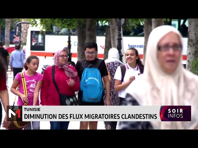 ⁣Tunisie : diminution des flux migratoires clandestins