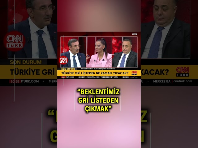 ⁣Türkiye Gri Listeden Ne Zaman Çıkacak? Cevdet Yılmaz CNN TÜRK'te: Beklentiler Olumlu...