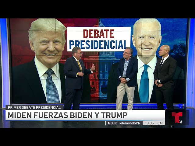 ⁣Debate presidencial: Biden y Trump se miden en un cara a cara