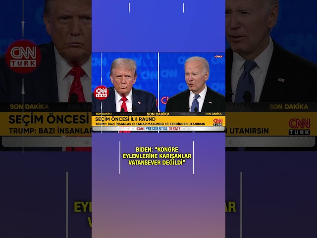 Biden: "Bu Sahnedeki Tek Suçlu Trump"