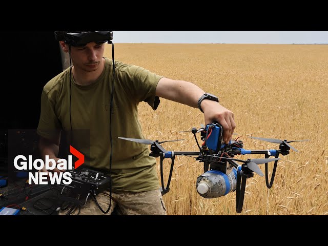 ⁣How drone combat in Ukraine is changing warfare