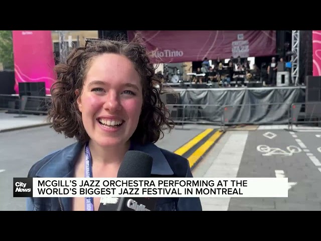 ⁣McGill’s Jazz Orchestra perform at the world’s biggest jazz festival