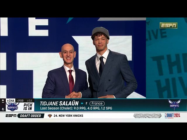 ⁣What does 1st round pick Tidjane Salaun bring to the Hornets?