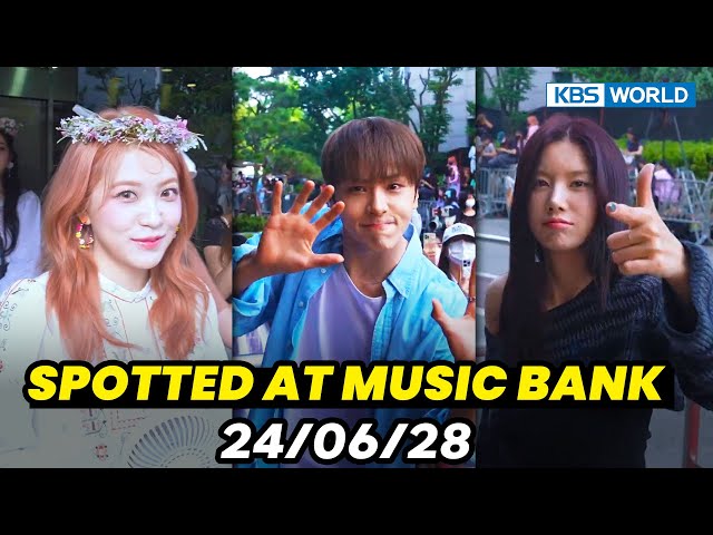 ⁣[4K](Spotted at Music Bank) Red Velvet, Kep1er, KWONEUNBI and more!! 뮤직뱅크 출근길 20240628 | KBS WORLDTV