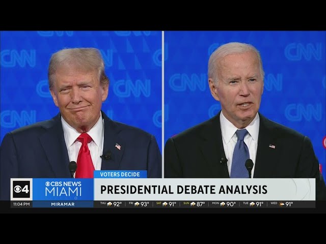 ⁣Presidential debate analysis: Who won, who lost?
