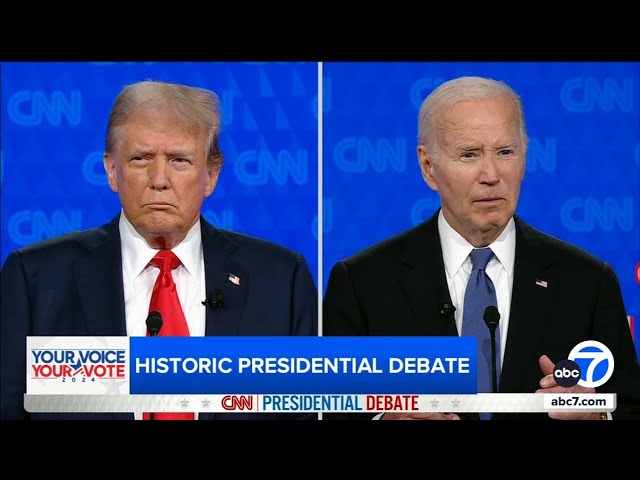 ⁣Key moments and takeaways from first Biden-Trump debate of 2024