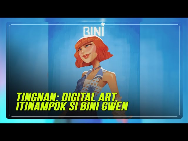 ⁣TINGNAN: Digital art, itinampok si BINI Gwen