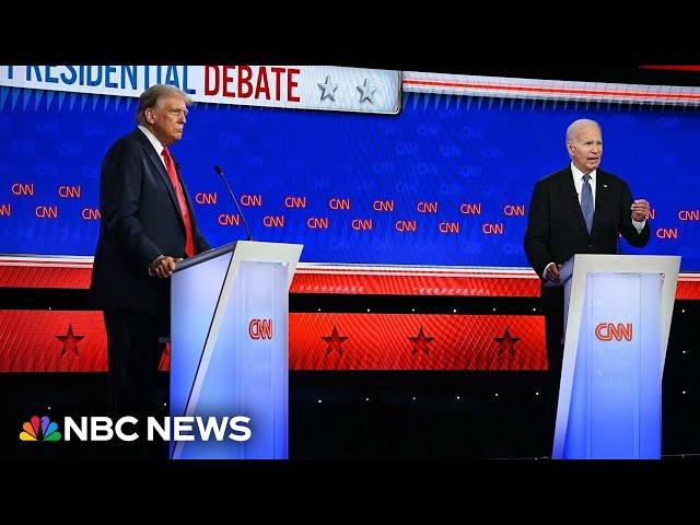 ⁣First Presidential Debate: Analysis