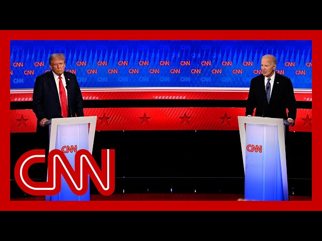⁣The must-watch moments of the CNN Presidential Debate